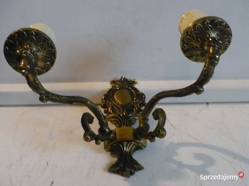 Kinkiet mosiężny sprzedam
