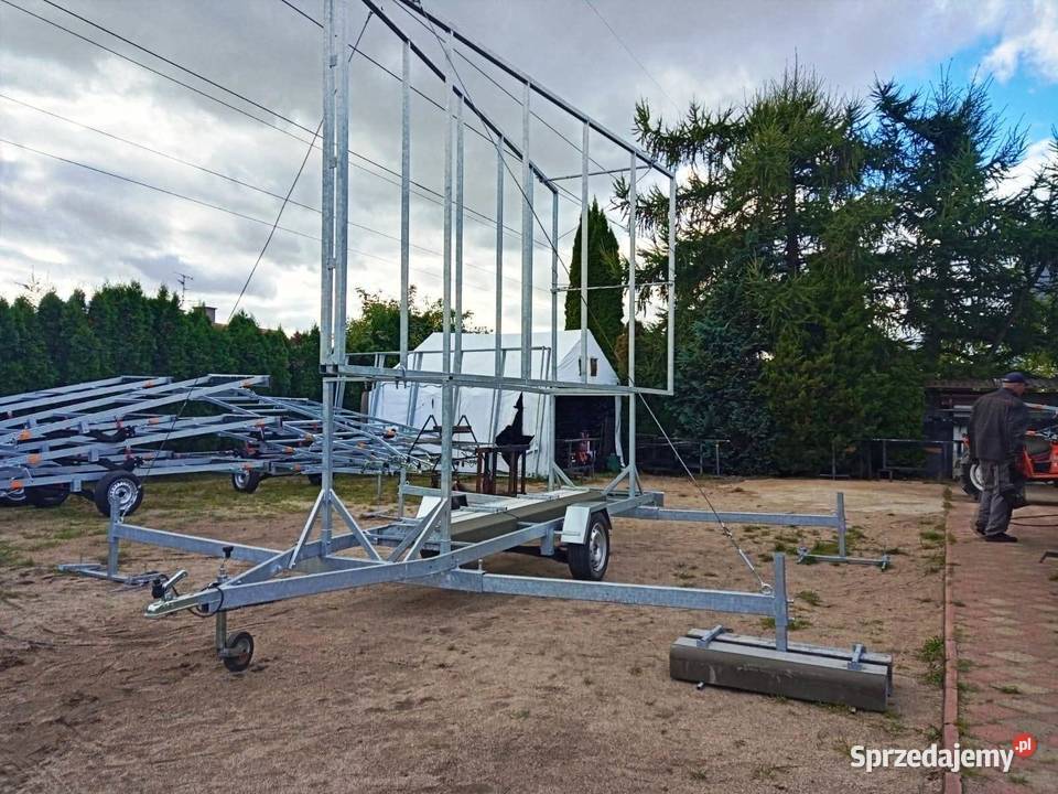 Nietypowa Wysoka Przyczepa Reklamowa 2x 50 x 25 Gdańsk