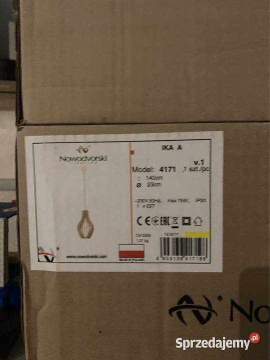 Lampa Nowodvorski IKA A naturalna 4171 Mosty sprzedam