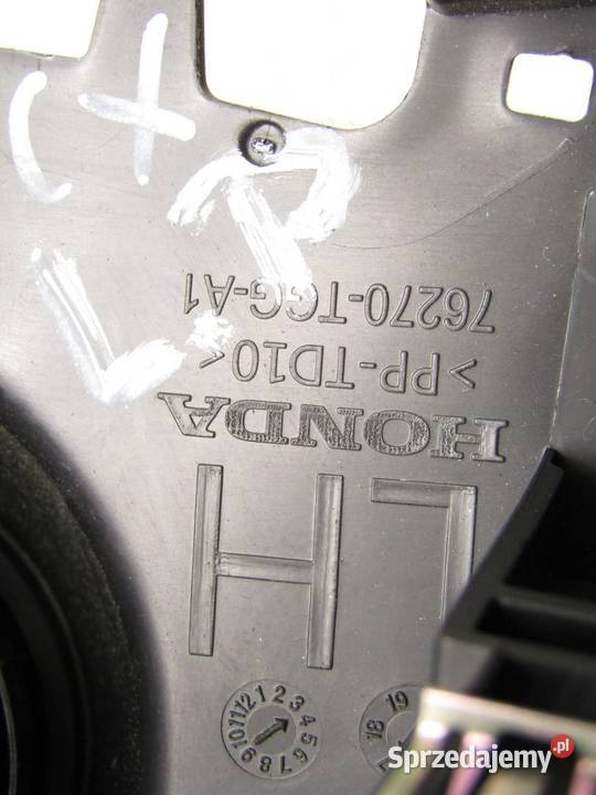 GŁOŚNIK LEWY PRZÓD TRÓJKĄT HONDA CIVIC X