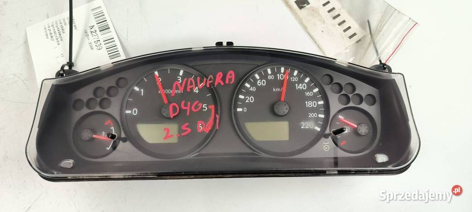 LICZNIK ZEGAR NISSAN NAVARA 248103X21D osobowe Pozostałe Lipno