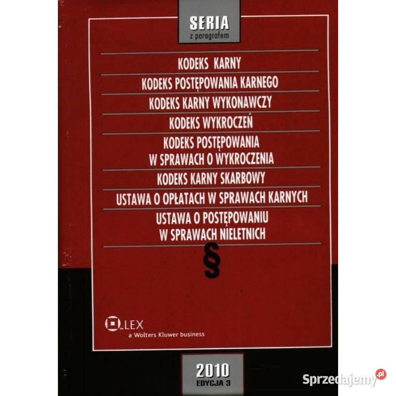 Zbiór Kodeksów KK KPK KKW KW KPWSOW KKS 2010 Łódź