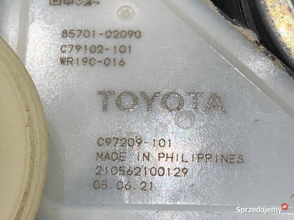 PODNOŚNIK SZYBY LEWY TYŁ TOYOTA COROLLA E21 Mechanizmy opuszczania szyb