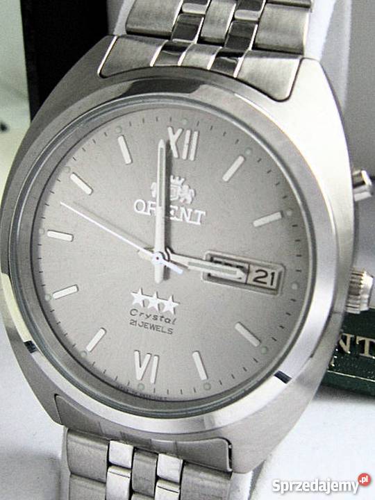 ZegarZegarek Orient crystal 21 automat popielata Zegarki Nysa sprzedam