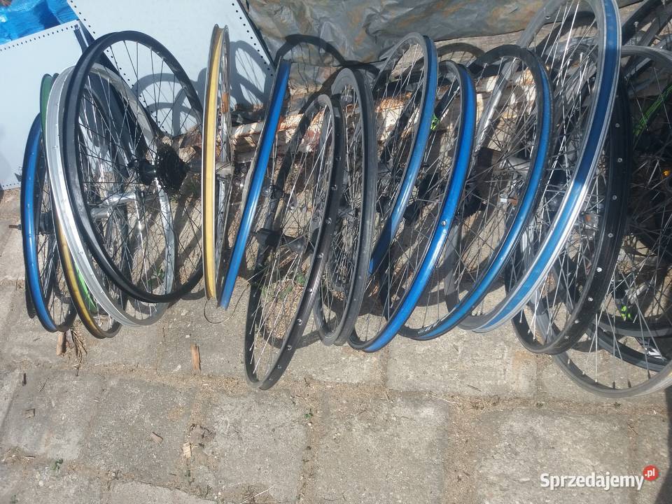 koła aluminiowe do roweru bez opon 5 sztuka Części i akcesoria Gliwice