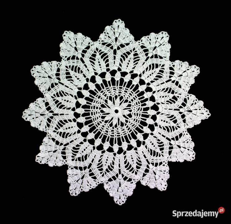 Serwetka szydełkowa 29 S104 biały Kluczbork