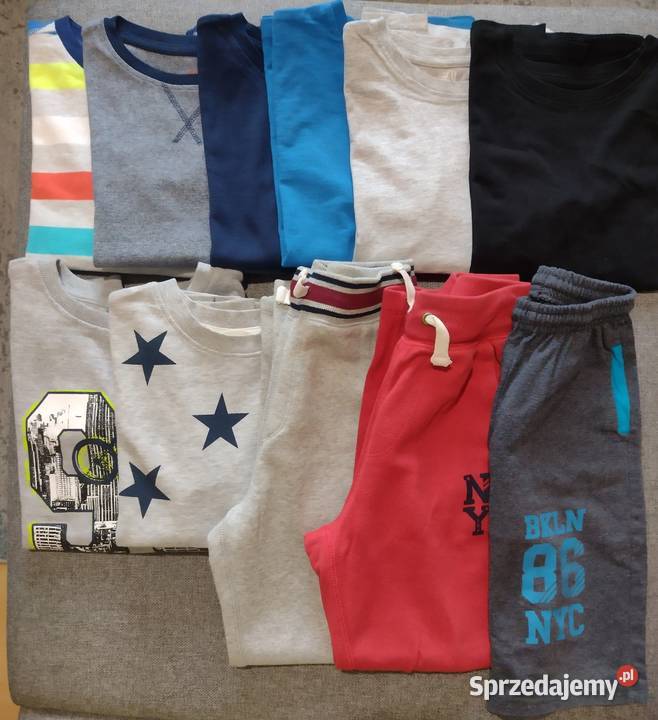 Ubrania chłopięce PAKA ubrań 134