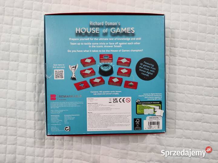 Gra karciana House of Games Richard Osman Lublin