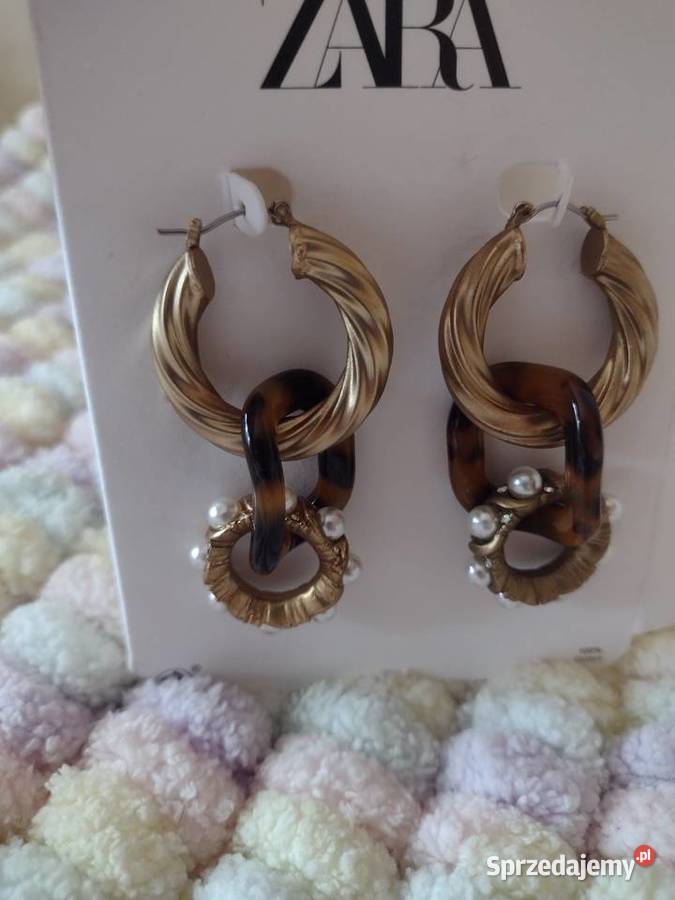 ZARABogato zdobione kolczyki wieczorowe NOWE małopolskie