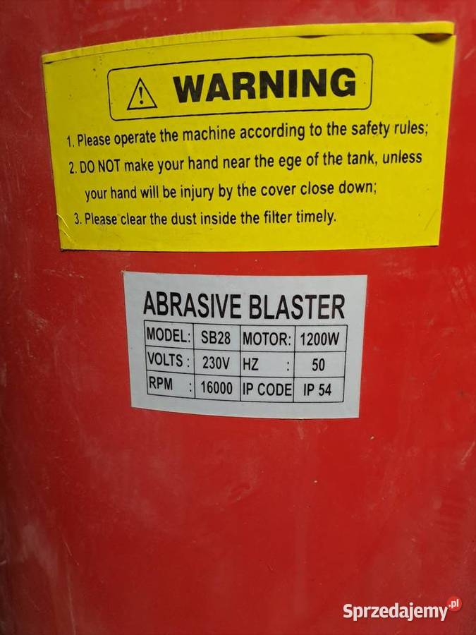 Sprzedam piaskarke mobilną Bujak sprzedam