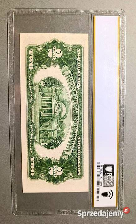 USA 2 Dolary 1928 r PCGS 63 PPQ WYSOKA NOTA Węgorzewo sprzedam