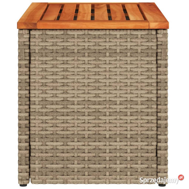 Stoliki ogrodowe 2 beżowe 55x34x37 WM366069 sprzedam