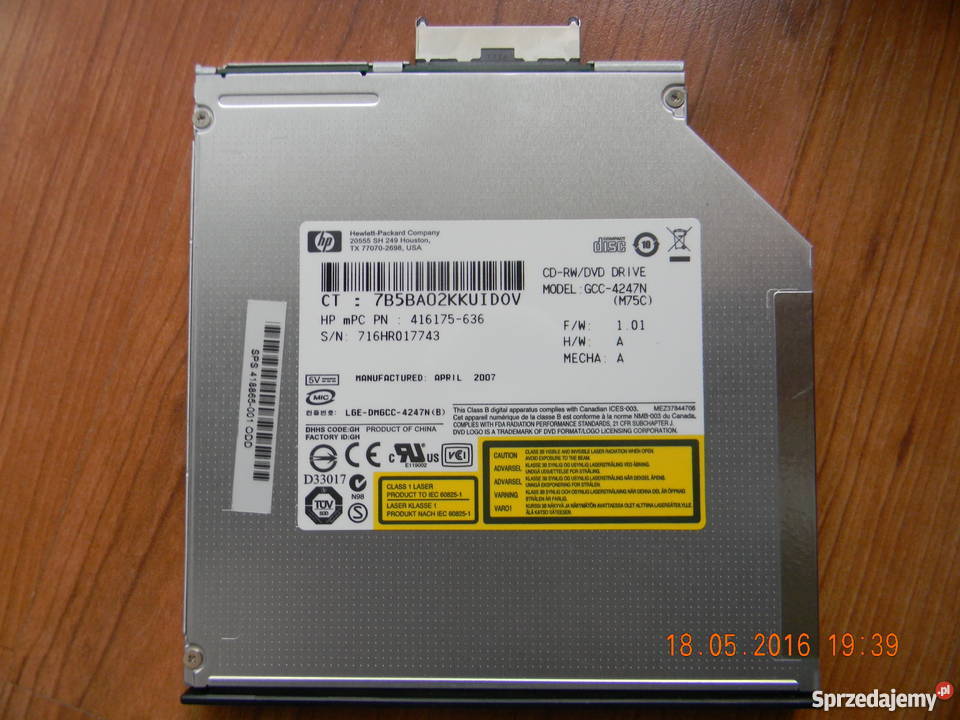 Napęd CDRW DVD MultiBay optical drive