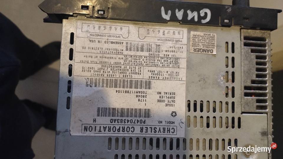 Radio samochodowe Chrysler Wieruszów
