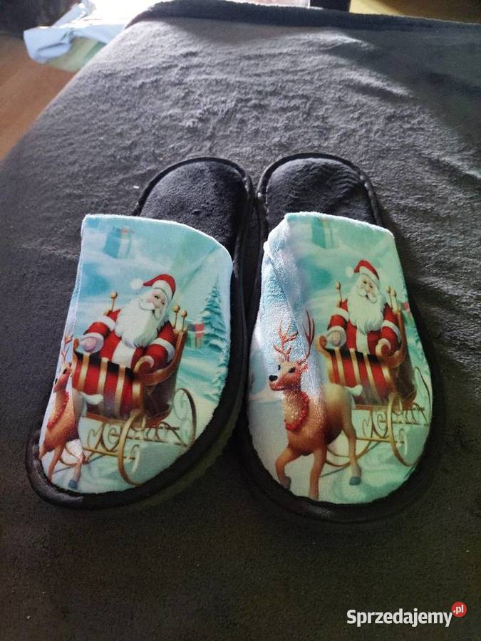 Ciapcie domowe z motywem świątecznym łódzkie Piotrków Trybunalski