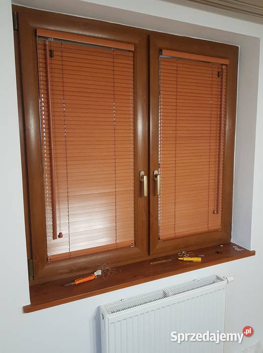 Żaluzje wewnętrzne drewniane i aluminiowe podkarpackie Krosno sprzedam