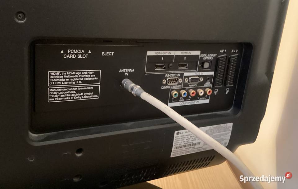 Telewizor LCD Monior Ekran 32 cale LG 32LT75 LG TV i Video Pruszcz Gdański