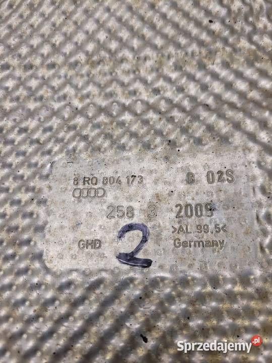 OSŁONA TERMICZNA WYDECHU AUDI Q5 8R 8R0804173 Osłony termiczne Przystajń