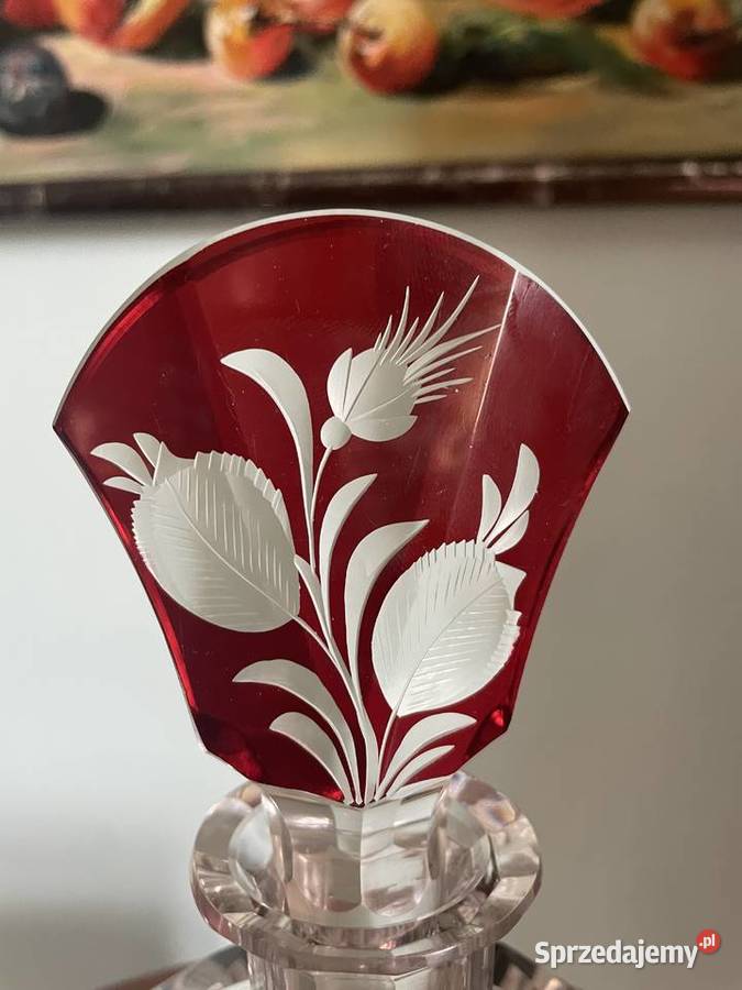 Karafka Novotny Novy Bor Porcelana i szkło dolnośląskie sprzedam
