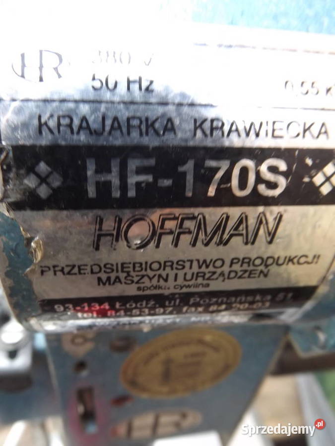 Krajarka krawiecka Hoffman HF170S tanio Szczytno