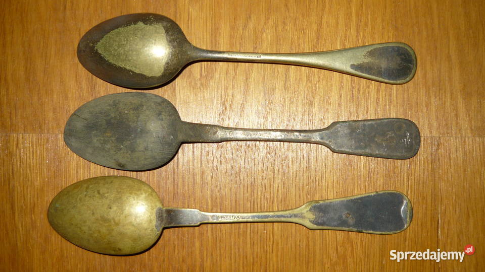 Łyżki posrebrzane NORBLIN FRAGET zestaw 3 sprzedam