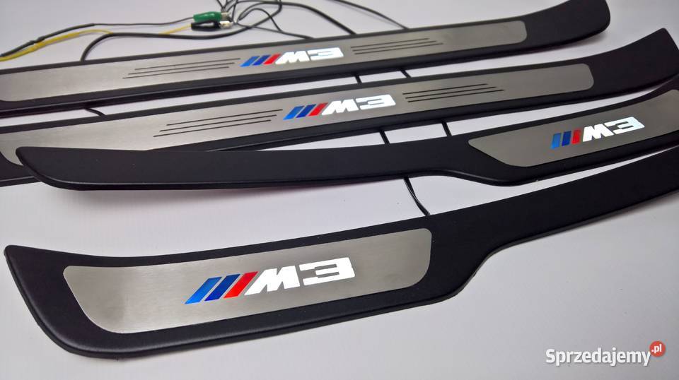 NAKŁADKI PROGOWE Z PODŚWIETLENIEM styl M do BMW Chełm