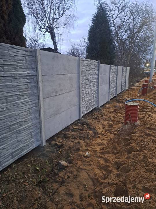 Ogrodzenia betonowe Środa Śląska dolnośląskie usługi budowlane