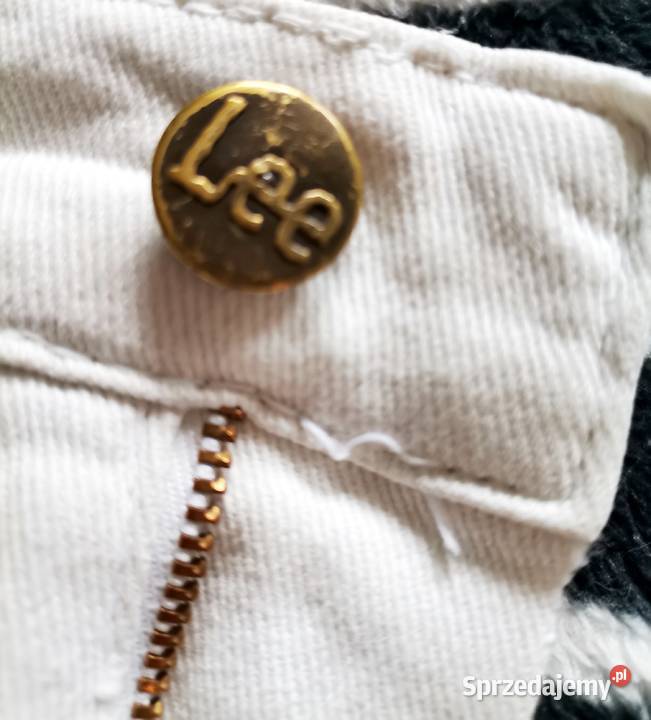 oryginalne białe dżinsy Lee Rozmiar 38(M) podlaskie Białystok