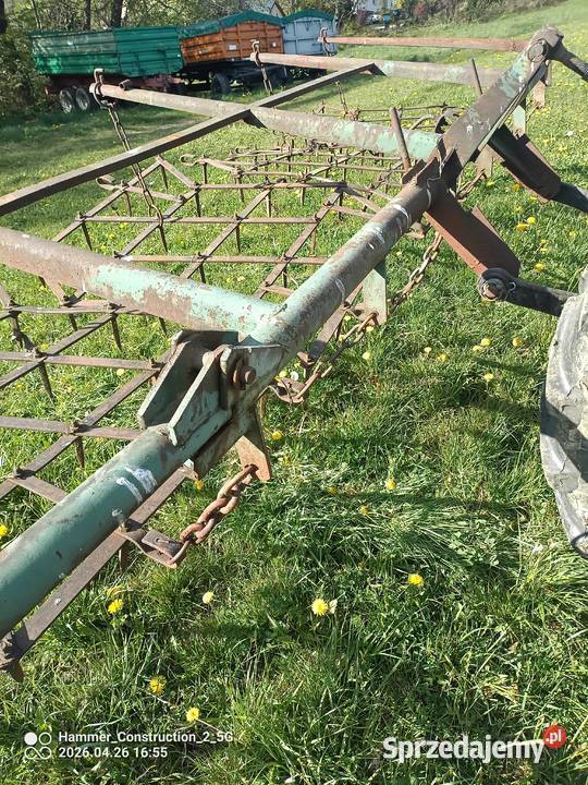 Brony polowe składane lekkie 5 brona małopolskie