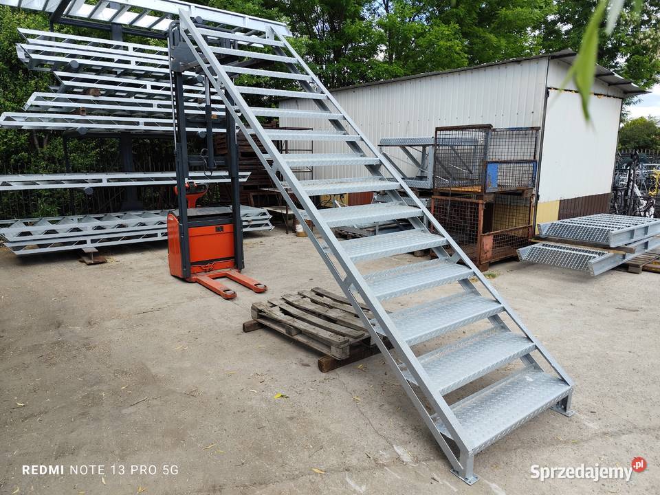 Schody metalowe wejście na wysokość 281 14 Schody i balustrady lubelskie Elżbieta sprzedam