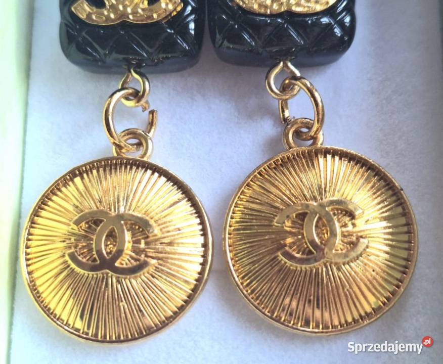 kolczyki Chanel z zawieszek wielkopolskie sprzedam