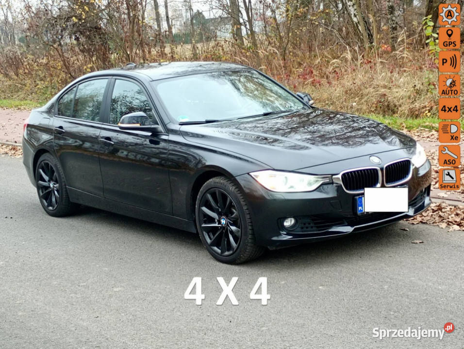 BMW 330 BMW 330D xDrive ładny stan 4x4 sedan F30 światła przeciwmgielne Chełm Śląski