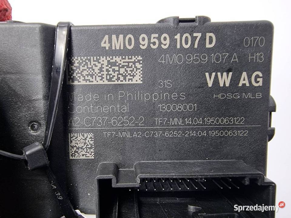 MODUŁ AUDI A4 B9 4M0959107D KLAPA BAGAŻNIKA Lipno