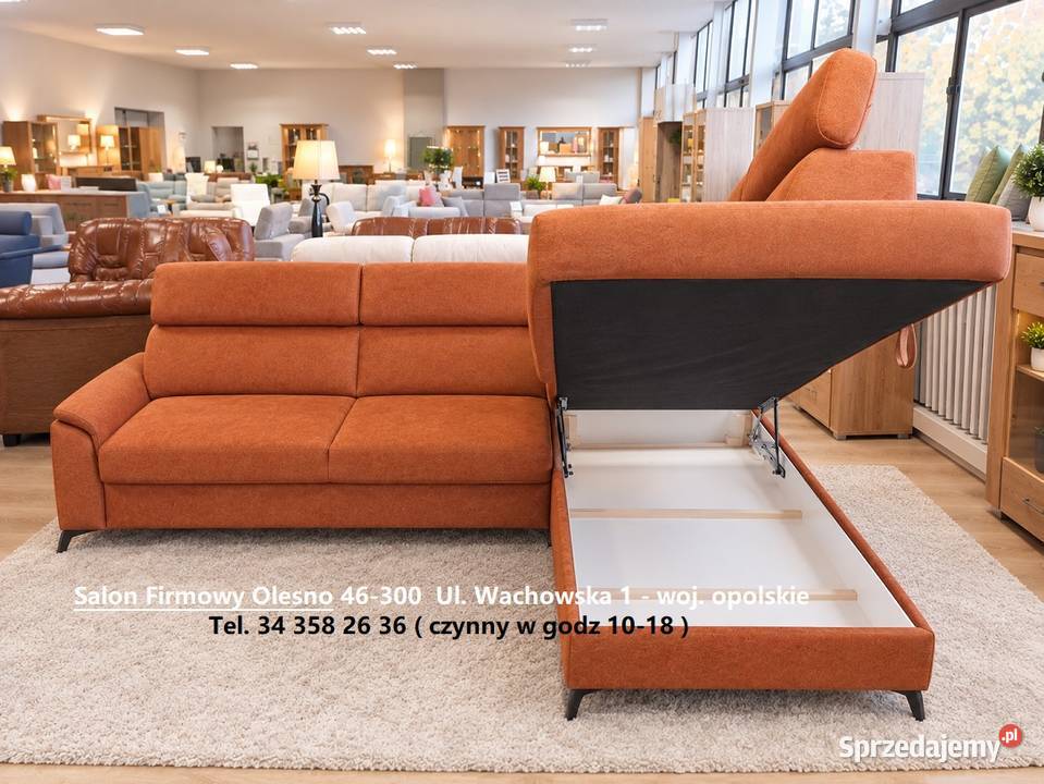 Nowy Narożnik SIELLA 280 x 240 Tkanina Zmywalna Olesno sprzedam