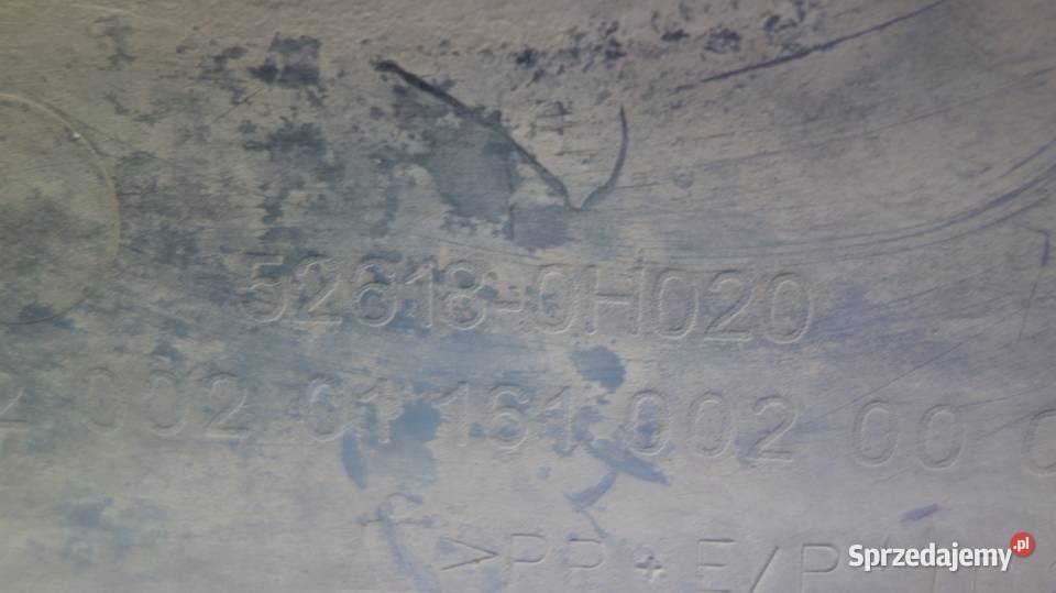 OSŁONA PŁYTA POD ZDERZAK TOYOTA AYGO PEUGEOT 107 osobowe śląskie sprzedam