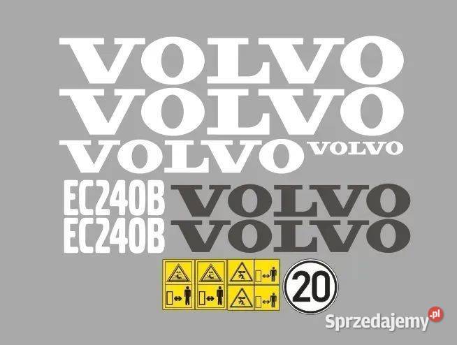 Naklejki oklejenie Volvo EC240B Zamiennik