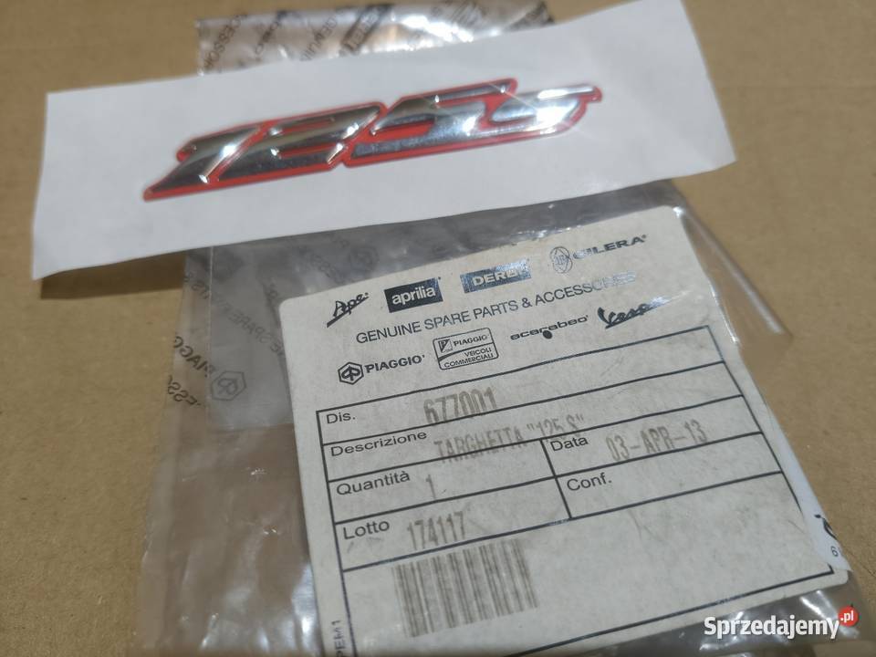 Aprilia Atlantic emblemat logo napis podkarpackie Dębica sprzedam