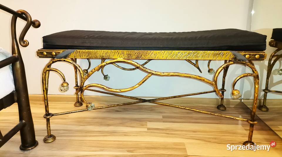 Sprzedam metalowe kute łóżko 160200 plus Łóżka zachodniopomorskie Koszalin