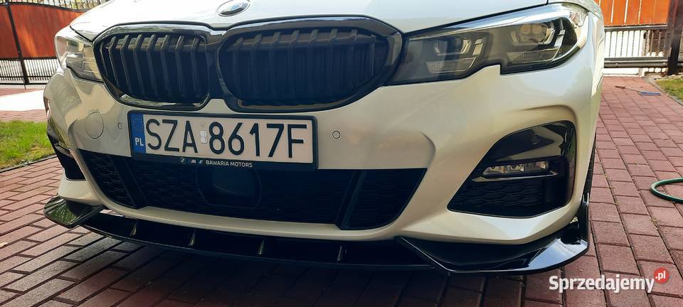 bmw g20 320i xdrive sedan biala perla Mpakiet elektryczne lusterka Zawiercie