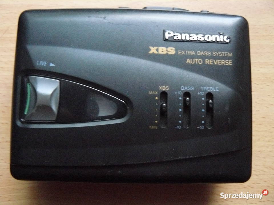 Walkman Panasonic revers korektor słuchawki