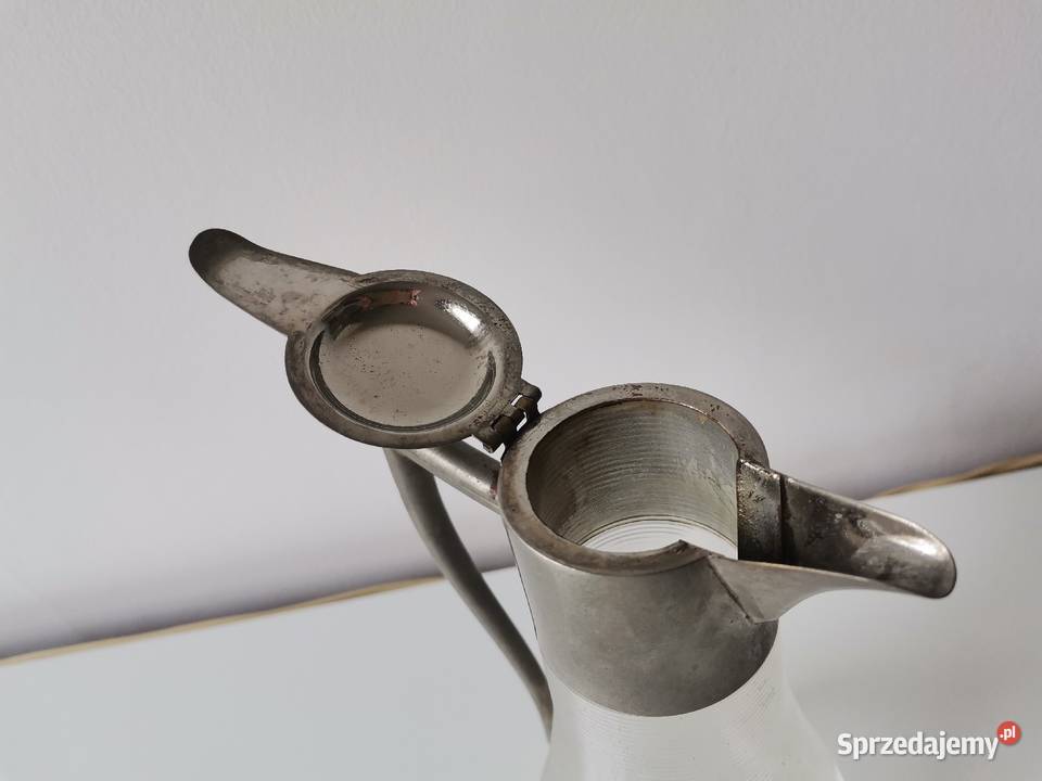 Stary przedwojenny dzbanek karafka plater Katowice