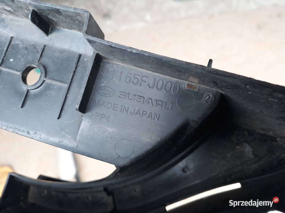 SUBARU IMPREZA OSŁONA GÓRNA PASA PRZÓD osobowe wielkopolskie