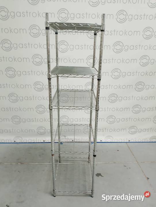 REGAŁ CHROMOWANY 60X46X185 Gastronomia Wrocław sprzedam