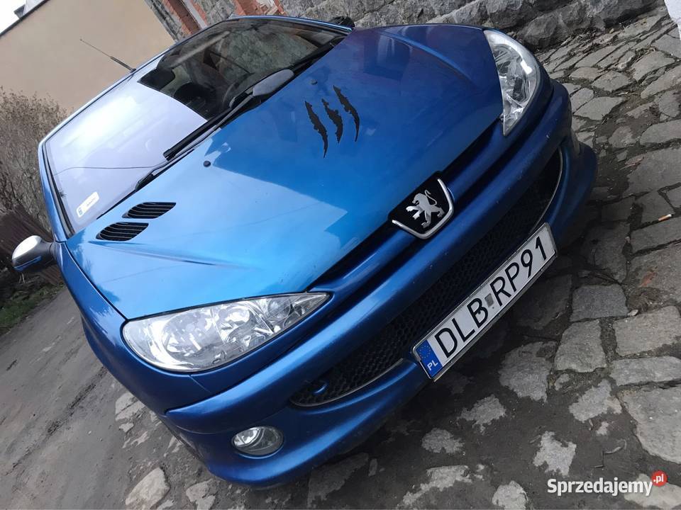 Peugeot 206 cc pocisk Wrocław