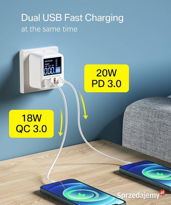 Ładowarka USB C 40W turystyczna Pozostałe śląskie Zawiercie