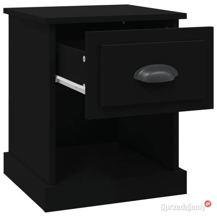 Szafki nocne 2 czarne 39x39x475 WM816131