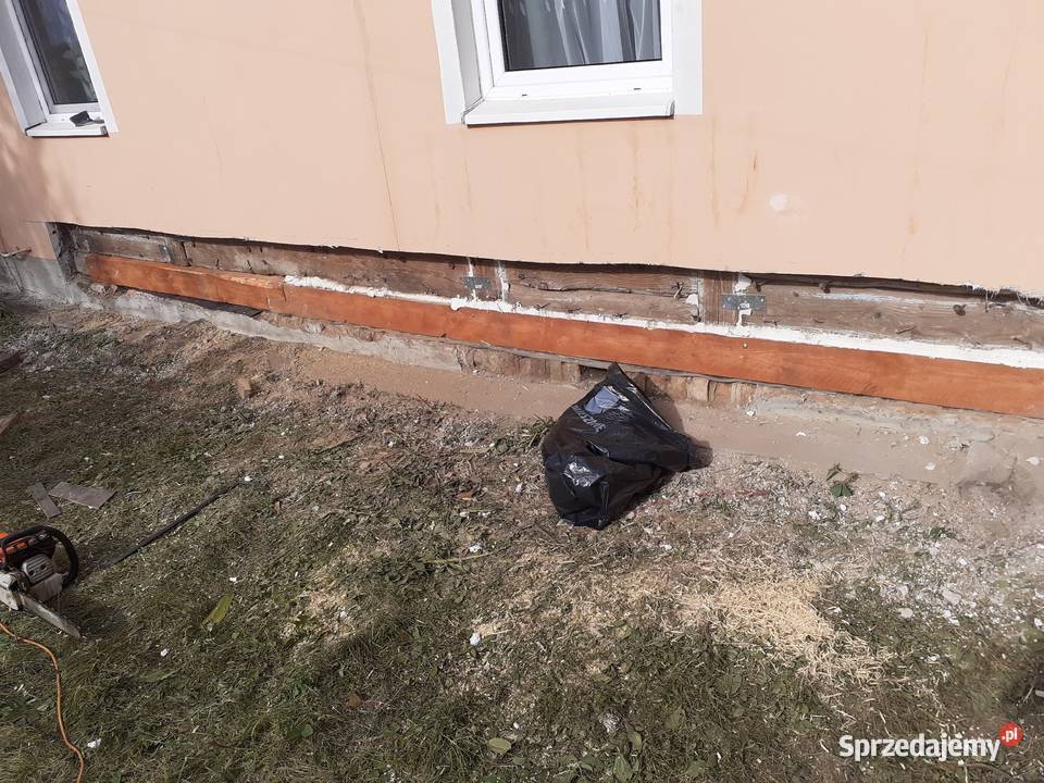 Wymiana podwalin brusy elewacje drewniane itd Łaszczów usługi budowlane