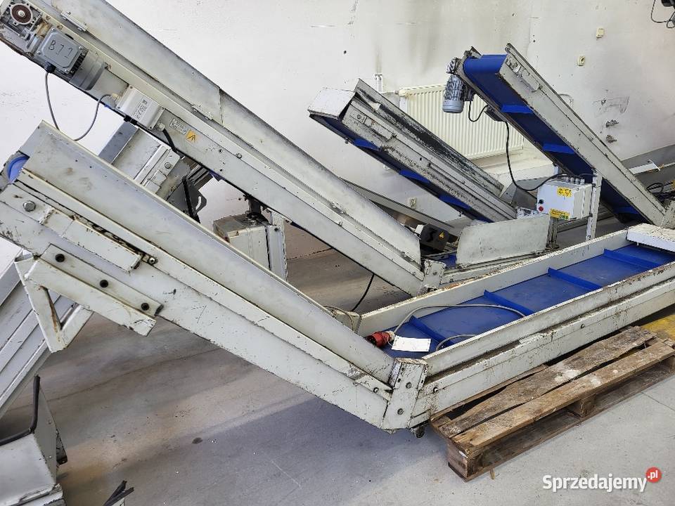 Taśmociąg łamany L 130200 x 45 mkvplast Białogard sprzedam