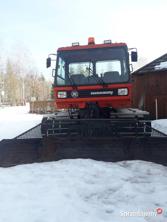 Ratrak PB 130 biegówki trasy biegowe transport Krynica-Zdrój