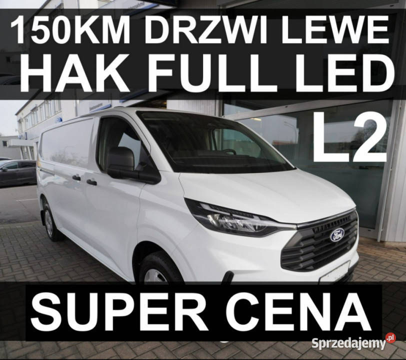 Ford Transit Custom L2 150 Full Led Drzwi Lewe centralny zamek Szczecinek